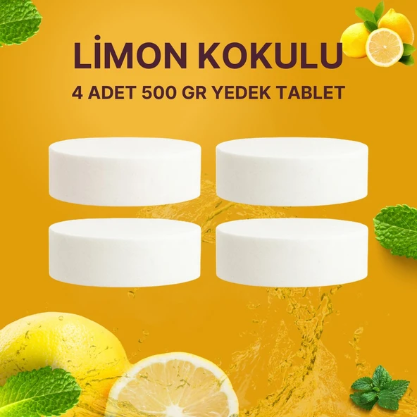 2 Adet 2x500 gr Nem Alıcı Rutubet Ve Küf Önleyici Yedek Tablet Limon ürün görseli