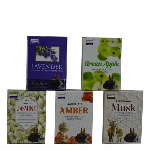 Porselen Geri Akış Tütsü Brülörü +5 Aromatik Tütsü CA4 Siyah - Resim 6