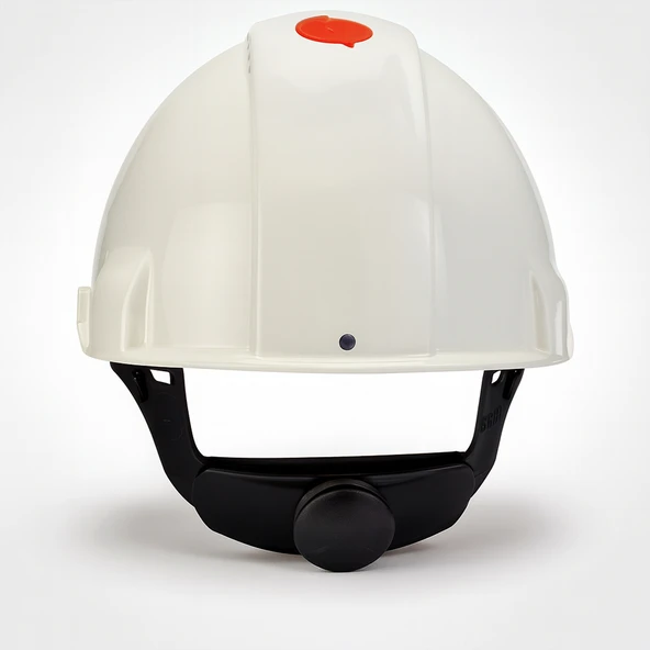 Beyaz Ayarlanabilir Havalandırmalı Baret İş Güvenliği Şapka İnşaat Kaskı Koruyucu Başlık - Resim 2
