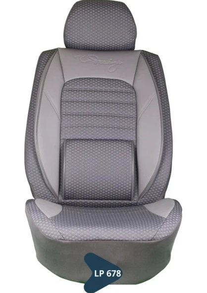 SİLİKONLU JAKAR KOLTUK KILIFI TİCARİ SERİSİ GRİ SİYAH  LP678 ürün görseli 1