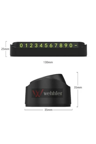 WEHHLER Mazda 22007-2008-2009-2010-2011-2012-2013-2014 Otopark Numaratörü-telefon Numarası Göstergesi - 5