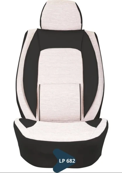 SİLİKONLU JAKAR KOLTUK KILIFI TİCARİ SERİSİ BEJ-SİYAH LP682 ürün görseli 1