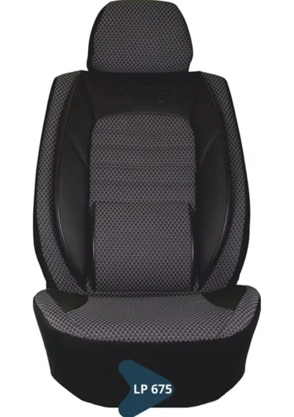 SİLİKONLU JAKAR KOLTUK KILIFI TİCARİ SERİSİ SİYAH GRİ DESEN LP675 ürün görseli 1