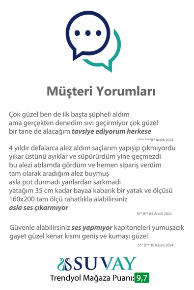 Kapitoneli Fitted Full Kenar Su Sıvı Geçirmez Yatak Koruyucu Alez Çarşaf Bebek Tek Çift Battal - 4