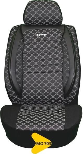 GOLD JAKAR KOLTUK KILIFI SERİSİ  SİYAH PETEKLİ MO703 ürün görseli 1