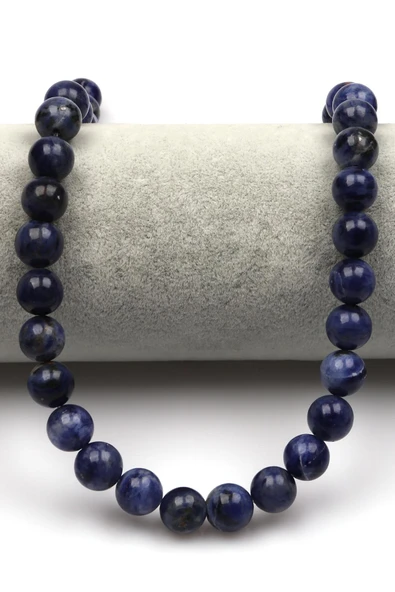 Sodalit Doğal Taş Dizi 10 mm Küre Kesim - Resim 2