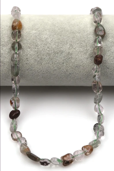 Lodolit Doğal Taş Dizi 6 x 8 mm Mercimek Kesim - Resim 2