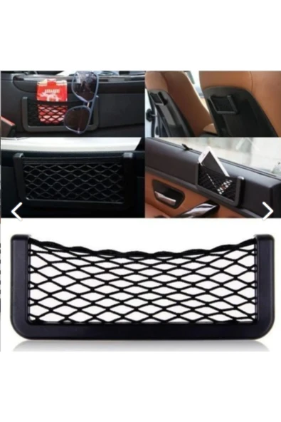 WEHHLER Esnek Elastik Fileli Telefon Tutucu  ve Pratik Eşya Gözü 15*8 Cm - Resim 6