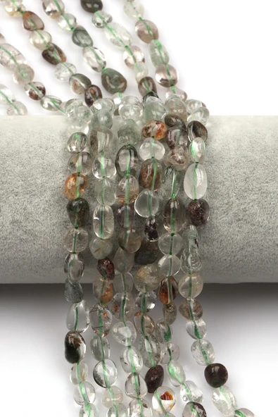 Lodolit Doğal Taş Dizi 6 x 8 mm Mercimek Kesim ürün görseli