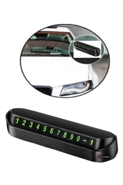 WEHHLER Pontiac Sunbird 1987-1988-1989 Otopark Numaratörü-telefon Numarası Göstergesi - Resim 3