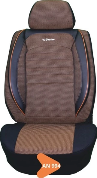 GOLD JAKAR TİCARİ KOLTUK KILIFI SERİSİ  TABA SİYAH AN994 ürün görseli 1