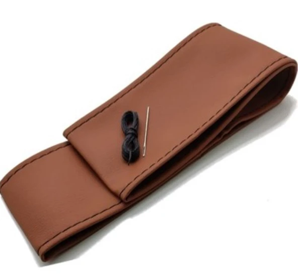 100 CM KAHVERENGİ DİKMELİ DİREKSİYON KILIFI ürün görseli 1