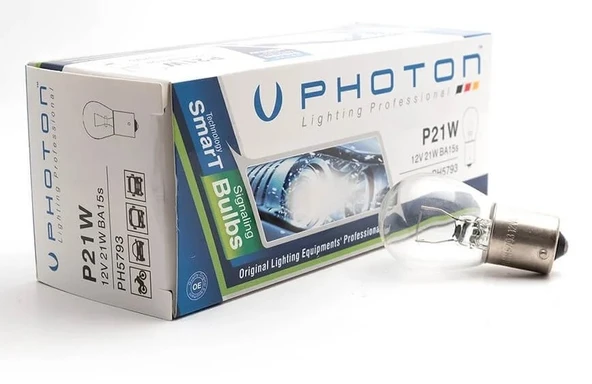 PHOTON TEK DUY DÜZ TIRNAK P21W 12V 93 PH5793 ürün görseli 1