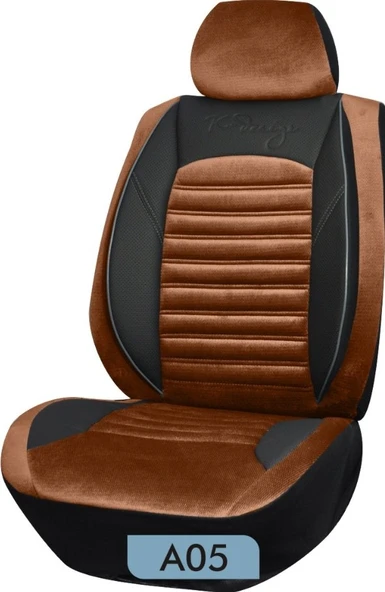 İNCİ ELİT KOLTUK KILIFI SERİSİ TABA SİYAH A05 ürün görseli 1