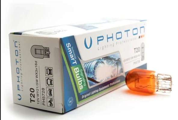 PHOTON T20 WY21/5W 12V AMBER PH5728 ÇİFT DUY ürün görseli 1