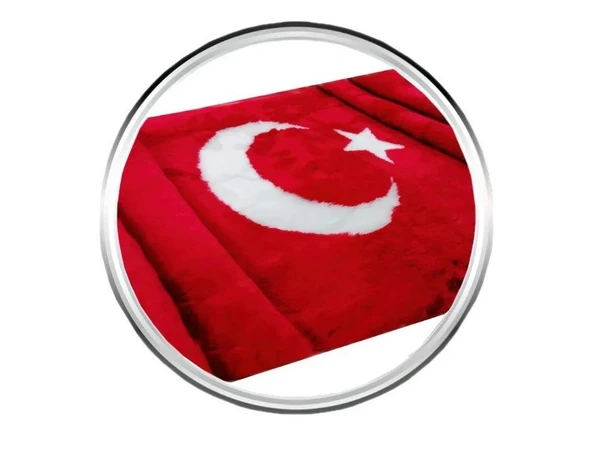 PELUŞ TORPİDO HALISI TÜRK BAYRAĞI ürün görseli 1