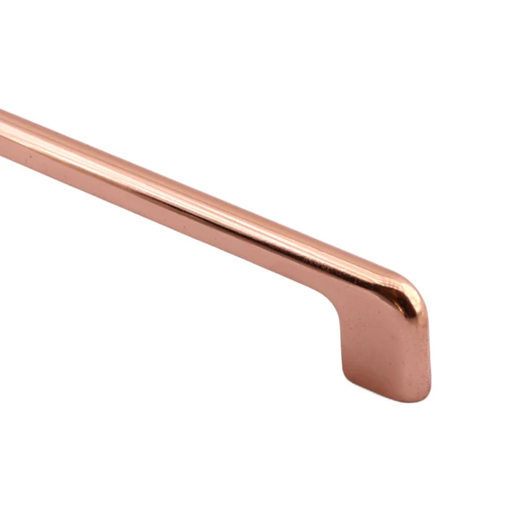 Roze Gold Metal Dolap Kulpu 224 mm Ilıca Çekmece Kulpları Mutfak Dolabı Kulp Mobilya Kulpu - Resim 4