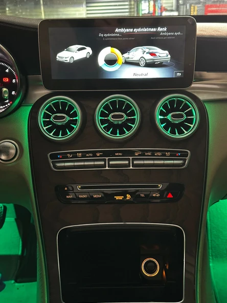 MERCEDES W205 BURMESTER AMBİYANS SETİ - 5