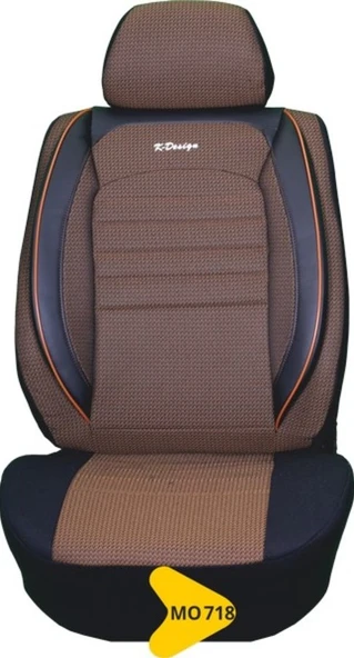 GOLD JAKAR KOLTUK KILIFI SERİSİ  SİYAH-TABA MO718 ürün görseli 1