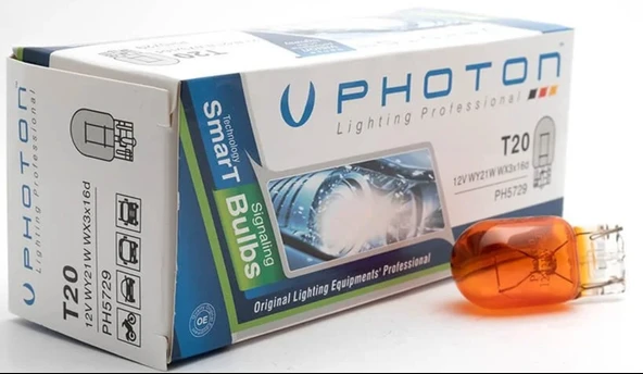 PHOTON T20 WY21W 12V AMBER PH5729 TURUNCU TEK DUY ürün görseli 1