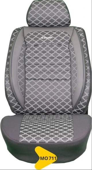 GOLD JAKAR KOLTUK KILIFI SERİSİ AÇIK GRİ PETEKLİ MO711 ürün görseli 1