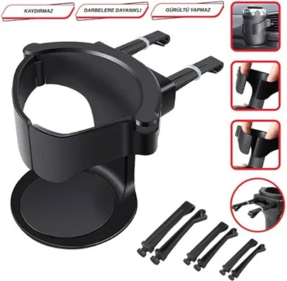 CARUB Bardaklık Siyah Lüx ürün görseli