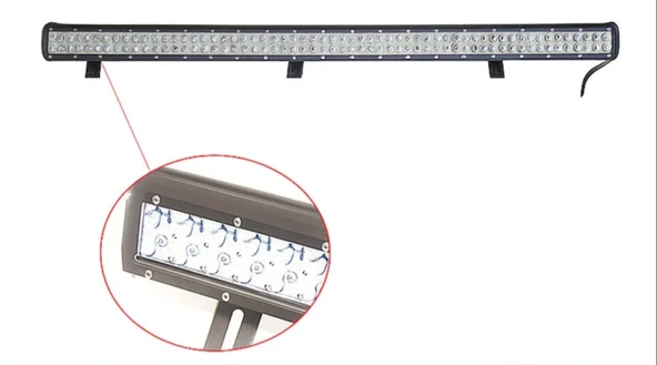 CARUB OFF ROAD PROJEKTÖR 9-30V 306W 120X7 CM 100 LED 128 CM ürün görseli