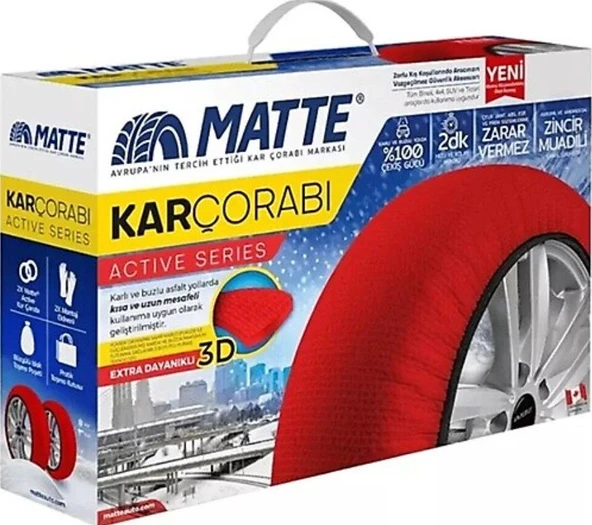 MATTE KAR ÇORABI LARGE ürün görseli