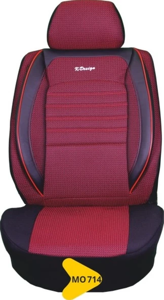 GOLD JAKAR KOLTUK KILIFI SERİSİ BORDO SİYAH MO714 ürün görseli 1