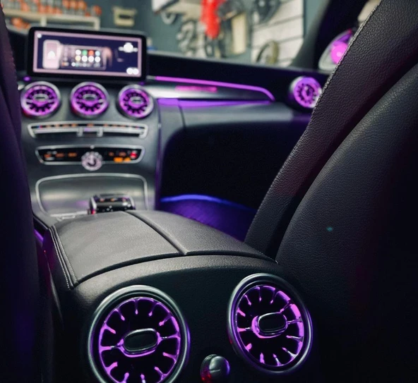 MERCEDES W205 BURMESTER AMBİYANS SETİ - 3