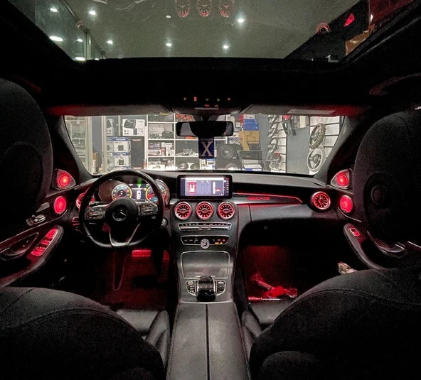 MERCEDES W205 BURMESTER AMBİYANS SETİ - 2