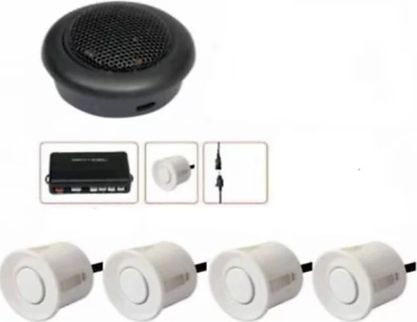 SENTİNEL SESLİ PARK SENSÖRÜ BEYAZ ürün görseli