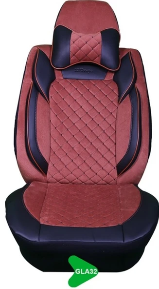 GALA MODEL TAYTÜYÜ PAPYONLU KOLTUK KILIFI KİREMİT GLA32