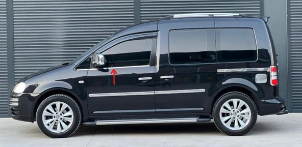 VOLKSWAGEN CADDY 2003-2010 YAN ÖN CAM ÇITASI CT000 ürün görseli 1