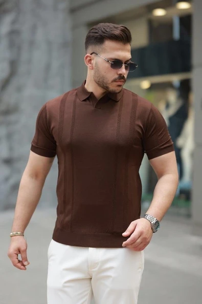 Erkek Hemşire Yaka Kısa Kollu Tişört ürün görseli 1