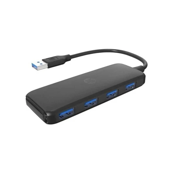 HP DHC-CT110 4 PORT USB 3.0 USB ÇOKLAYICI HUB SİYAH ürün görseli
