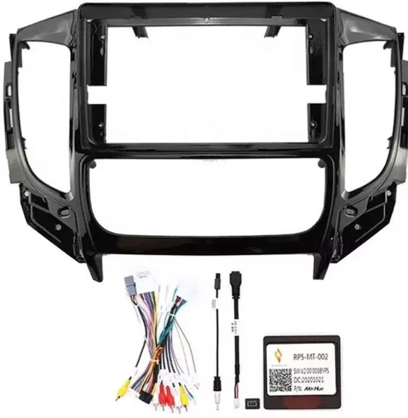 MİTSUBİSHİ L200 2015-2020 DİGİTAL KLİMA 9 İNÇ MULTİMEDİA ÇERÇEVESİ ürün görseli 1