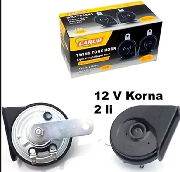 CARUB Korna 12V 2Li Süper Dadat Çift Fişli ürün görseli