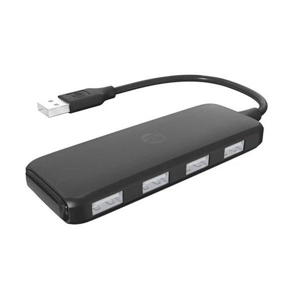 HP DHC-CT110C 4 PORT USB 2.0 USB ÇOKLAYICI HUB SİYAH ürün görseli 1