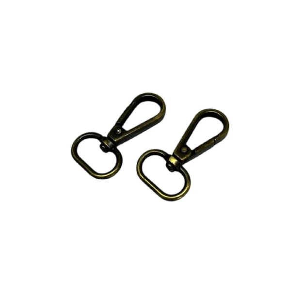 İthal Badem Anahtarlık Kancası 2cm 2 Adet Deri El Aleti - 3