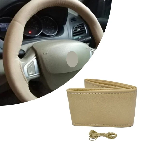 LEADER DİREKSİYON KILIFI BEJ 100 CM