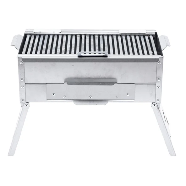 Katlanır Ayaklı Mangal - Argeus - Paslanmaz - Mühürleme Izgaralı - Kül Hazneli - 2