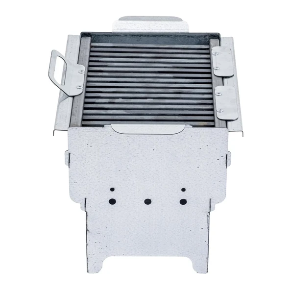 Katlanabilir Ayaklı Portatif Mangal - Paslanmaz - Argeus - Küçük - Taşıma Çantalı - 2