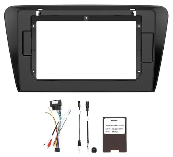 SKODA OCTAVİA 2015-2022 10 İNÇ MULTİMEDİA ÇERÇEVESİ ürün görseli 1