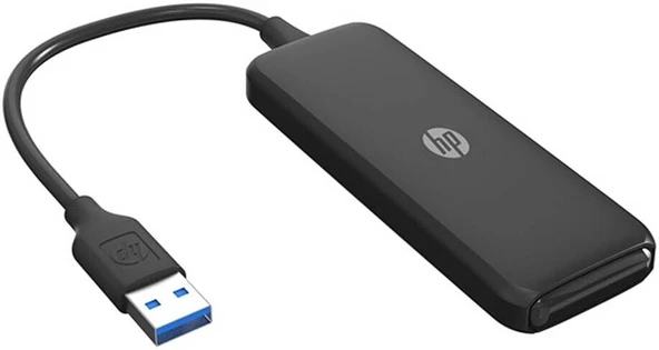 HP DHC-CT110 4 PORT USB 3.0 USB ÇOKLAYICI HUB SİYAH - Resim 4