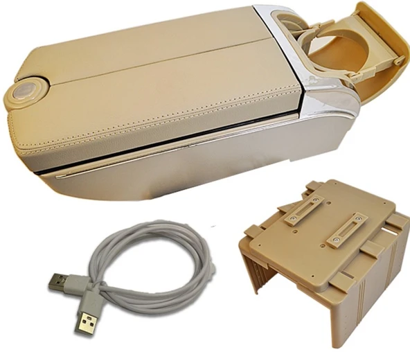 MERCEDES TİP 7 USB IŞIKLI BEJ KOLÇAK ürün görseli 1