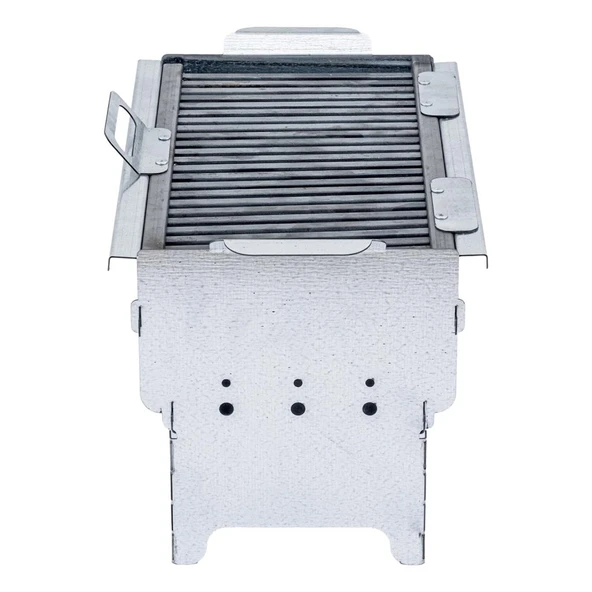 Katlanabilir Ayaklı Portatif Mangal - Paslanmaz - Argeus - Orta - Taşıma Çantalı - 3