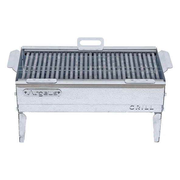 Katlanabilir Ayaklı Portatif Mangal - Paslanmaz - Argeus - Büyük - Taşıma Çantalı - 2