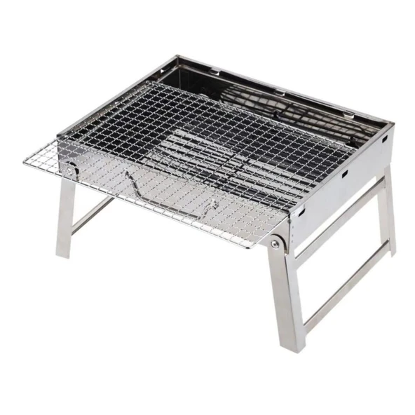Portatif Katlanabilir Mangal - Madfox Roadtrip BBQ - Silver - 547306 - 2