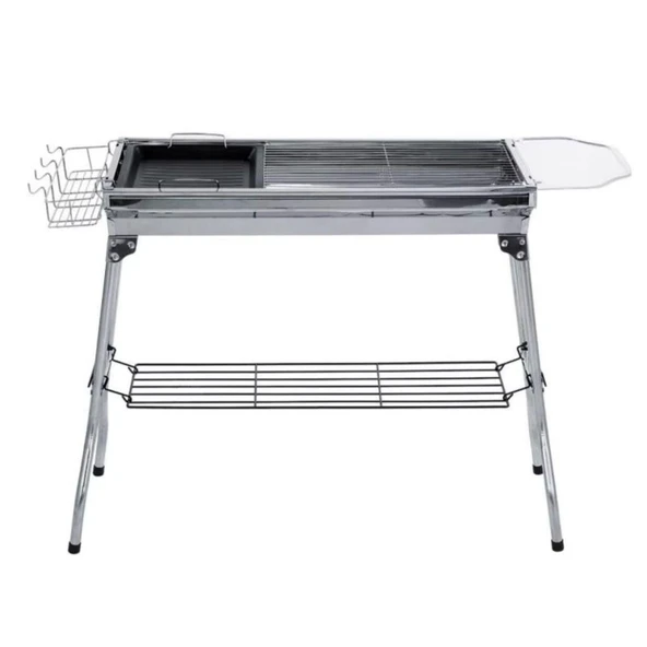 Portatif Katlanabilir Mangal - Madfox Grilmate BBQ - Silver - 547307 - 3